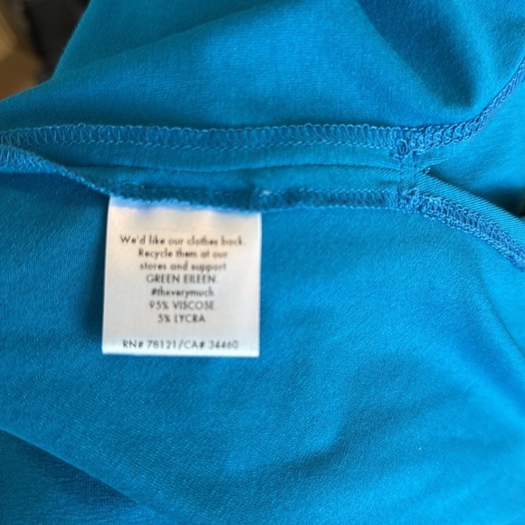 New with tags Eileen Fisher blue tunic size L - Picture 10 of 11